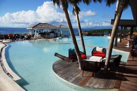 Hotel Pool facing the sea